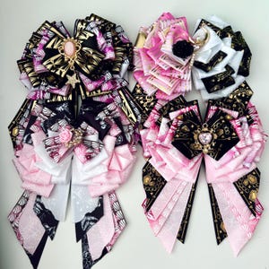 BLACKPINK / KPOP pink + black lightstick bow