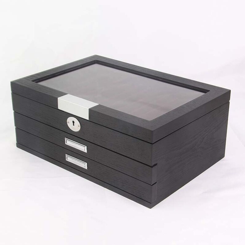 Personalized Solid Wood Pen Display Case Storage and Fountain Etsy