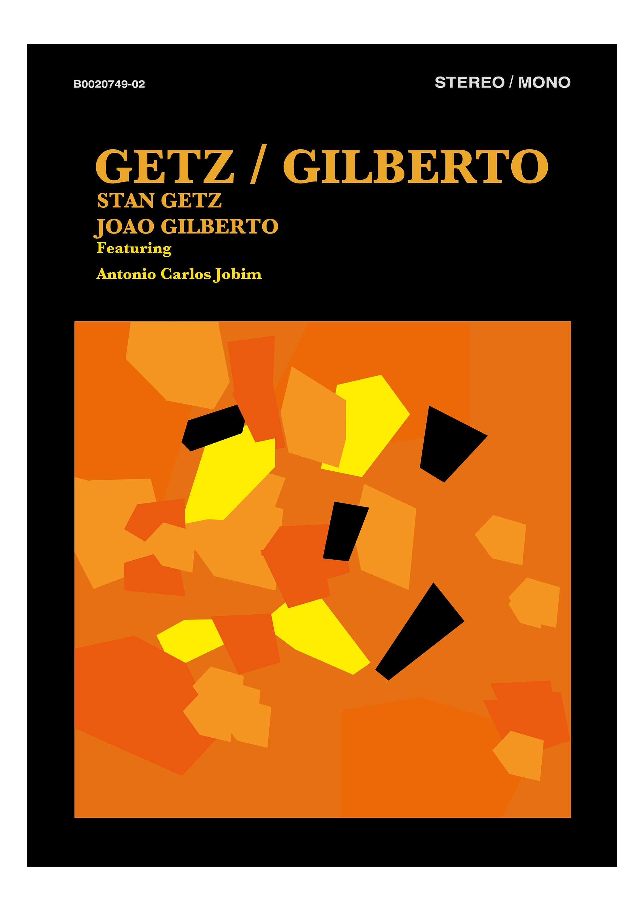 Getz / Gilberto João Gilberto and Stan Getz Verve Records | Etsy