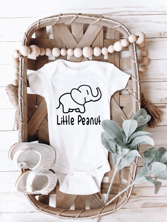 Little Peanut Onesie®, Elephant Baby Onesie®, Cute Baby Onesie