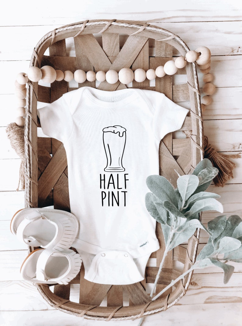 Pint and Half Pint Matching Shirt and Onesie® Funny Dad and Etsy