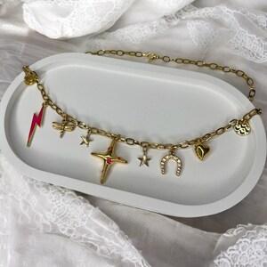 Necklace with charms