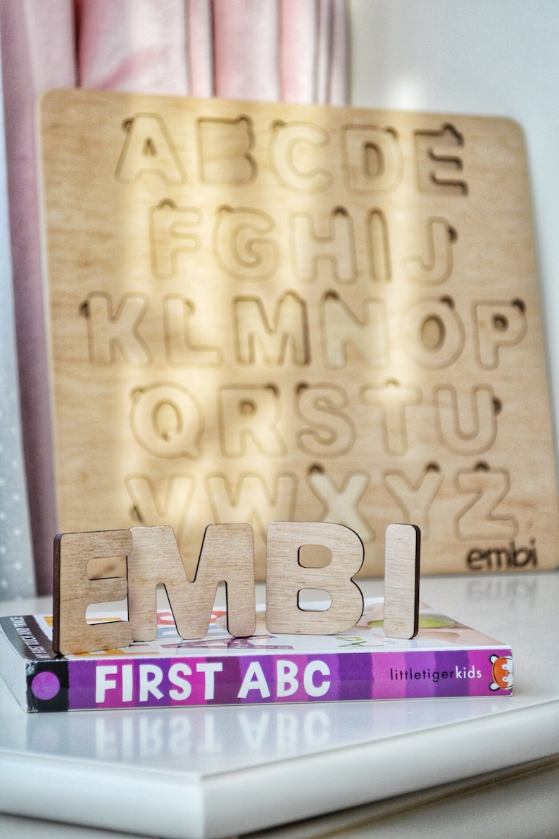 Educational Alphabet Letters Puzzle, Toddler ABC Puzzle Toy, Color Your ...