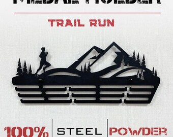 Trail Runner Medal Holder, Marathon Running Medal Hanger, Medal Display Stand, Sports Medal Holder, Running Medal Display Rack, Runner Gift