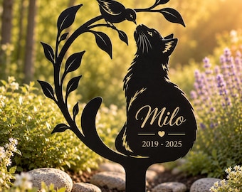 Custom Pet Memorial Sign, Personalized Animal Garden Stake, Pet Loss Support Gift