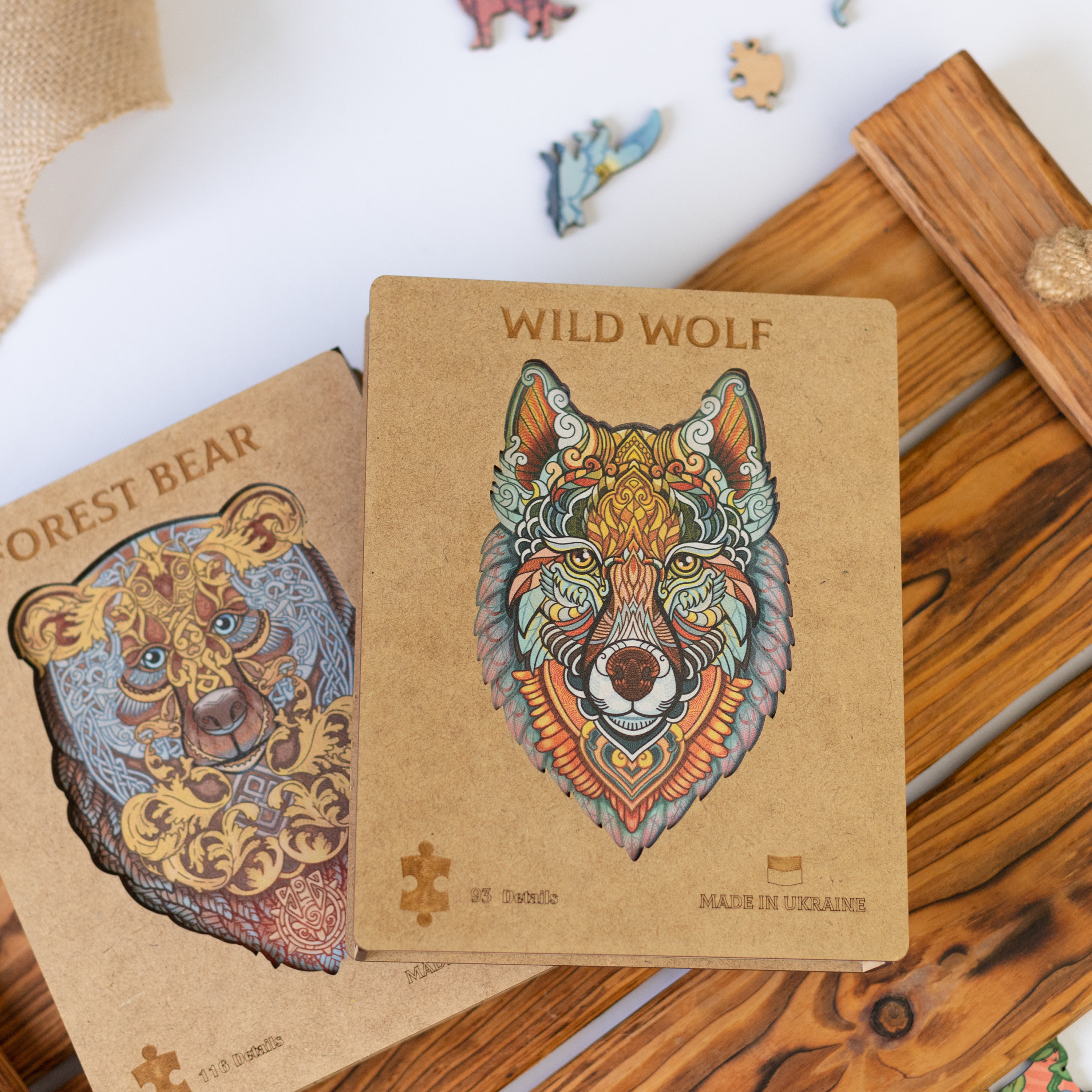 Holzpuzzle Für Erwachsene & Kinder – 250 Teile, Kreisförmig, Mit Holz-Geschenkbox