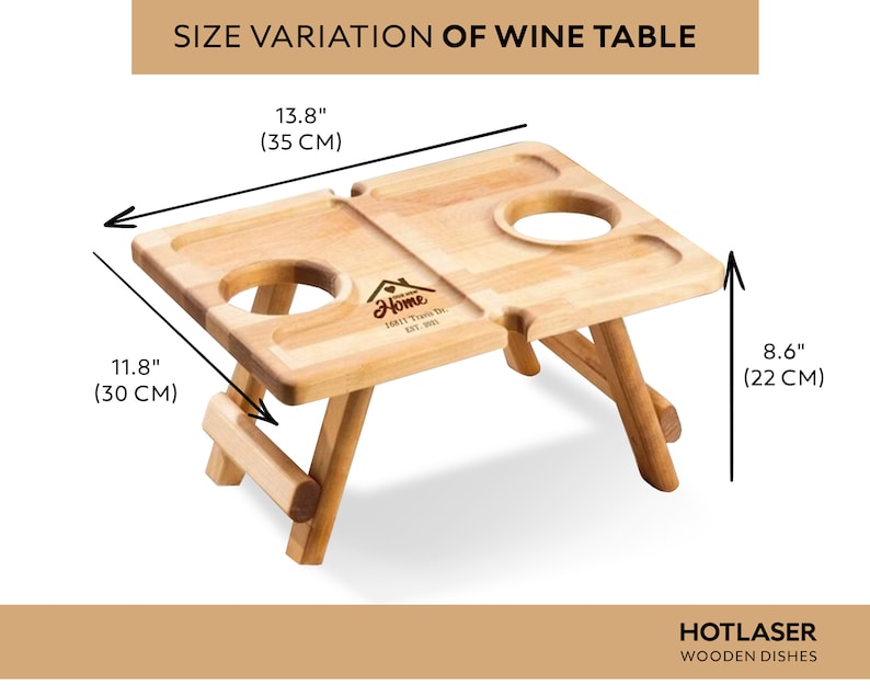 Custom Wine Table Folding Wine Table Fold Picnic Table Etsy