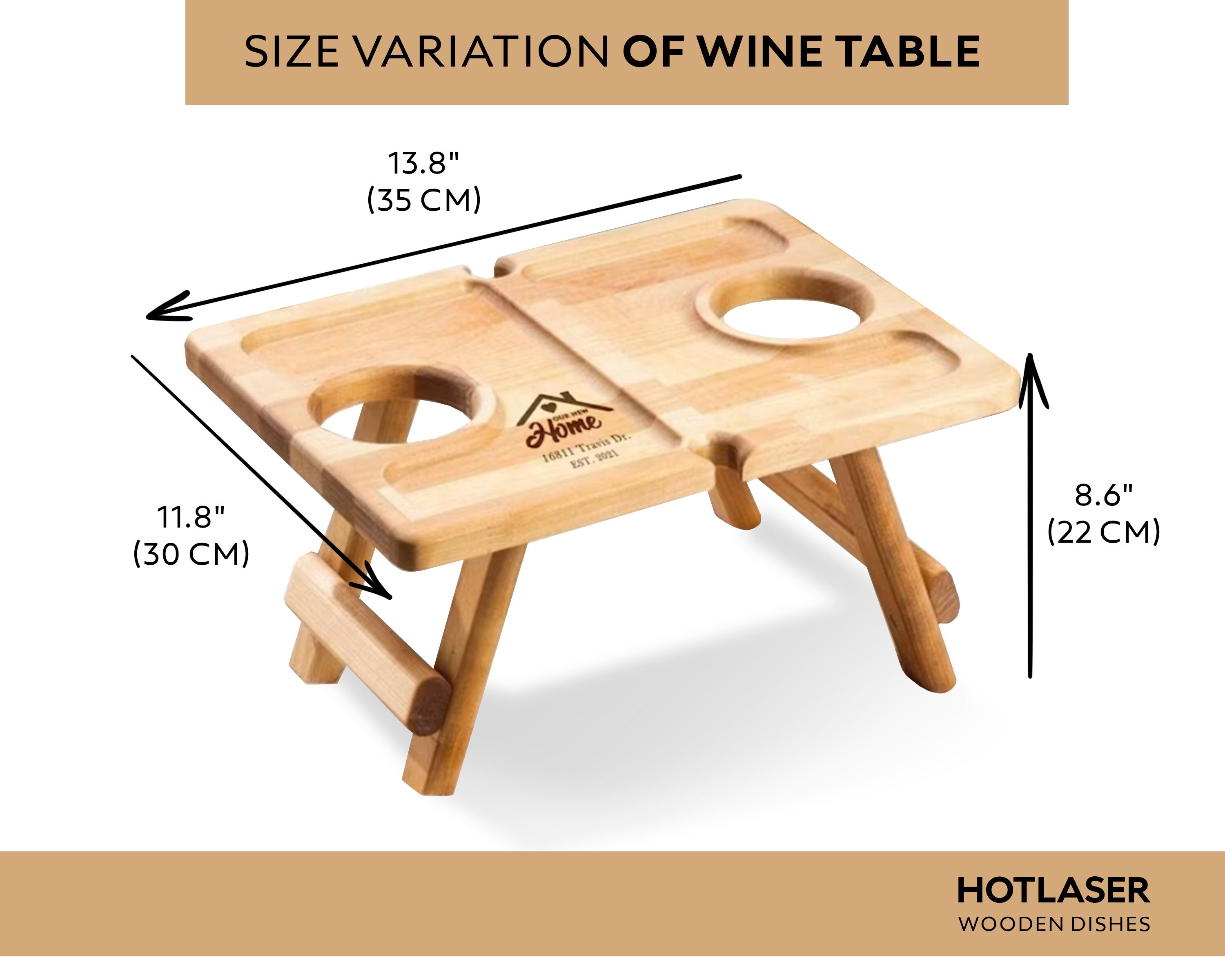 Custom Wine Table Folding Wine Table Fold Picnic Table Etsy