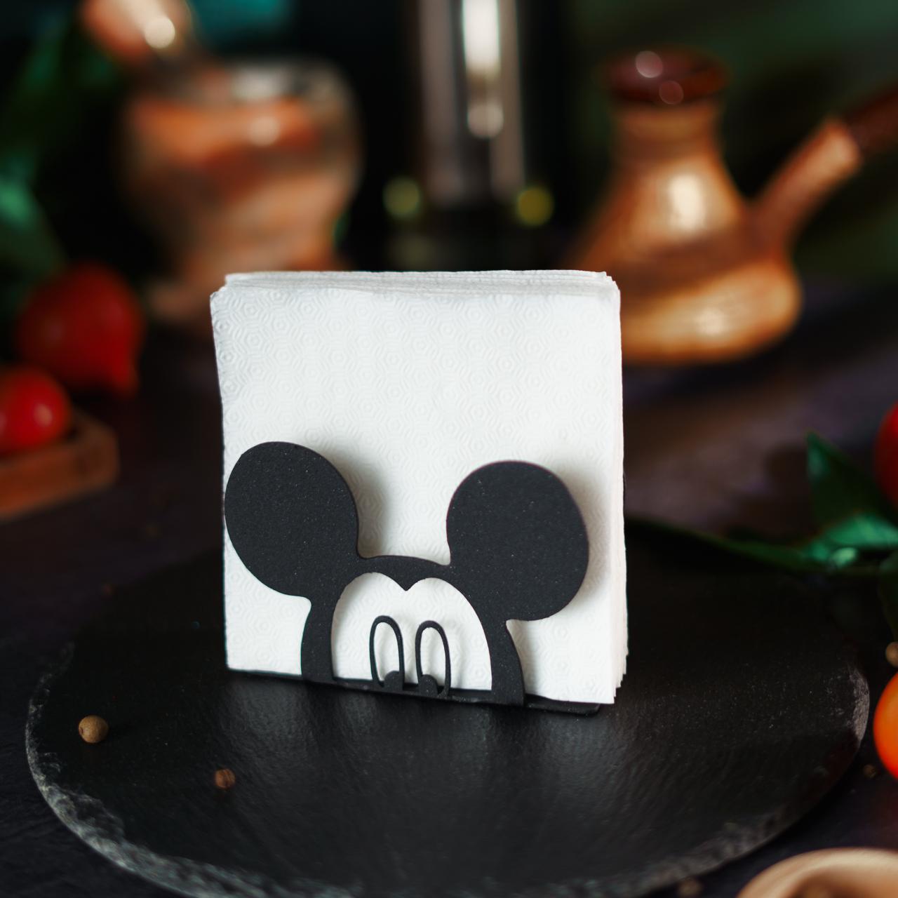 Mouse Using Napkin Cute Mouse Napkin Holder Set, Letter Holder Stand, Kids Party Decor ...
