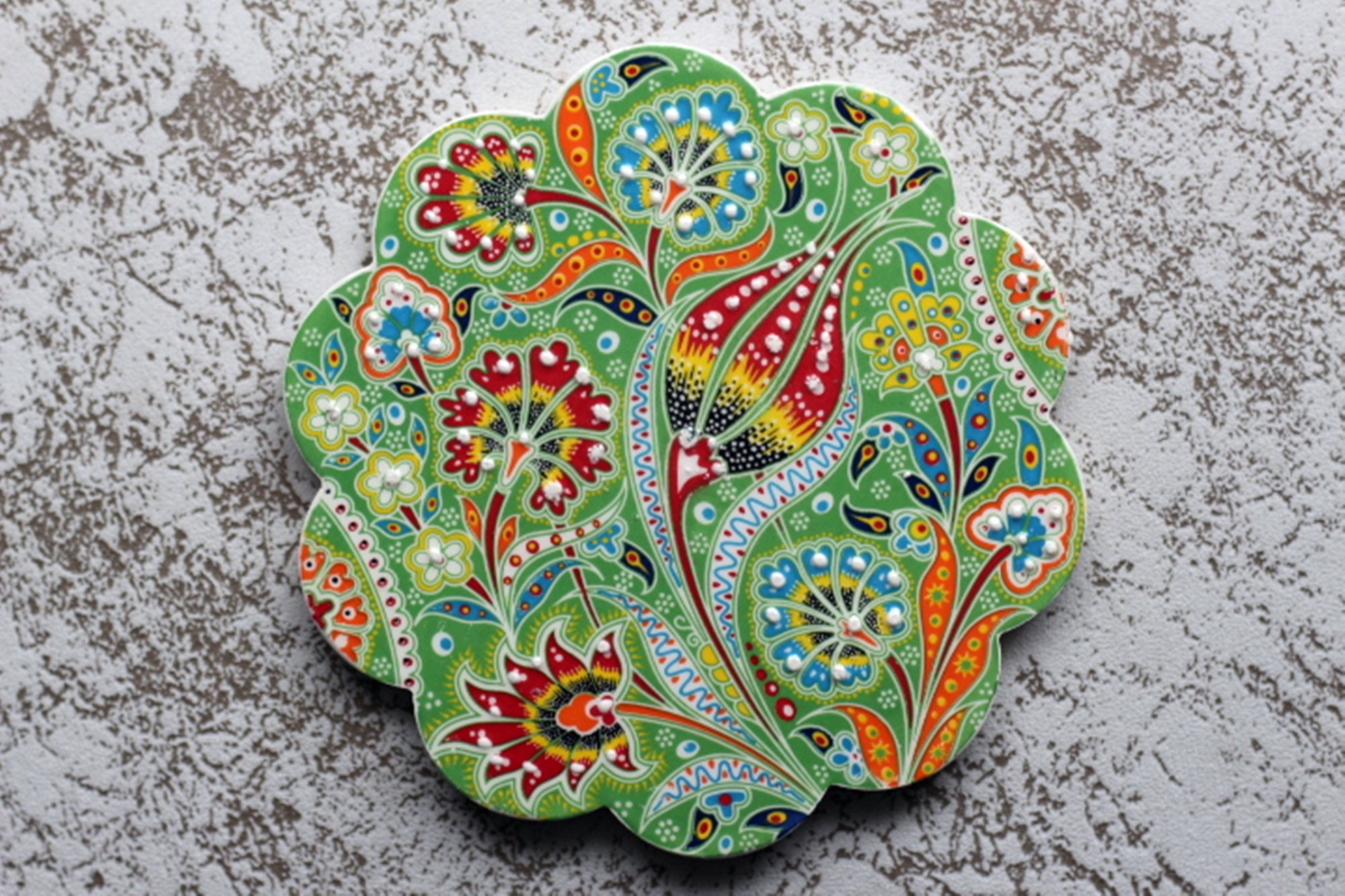 Decorative Ceramic Trivet 7 Tile Trivet Ceramic Etsy