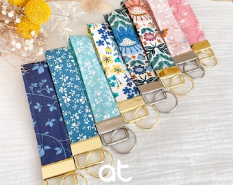 Porte-clef / porte-clé en tissu / cadeau / bijou de sac / dragonne / clé / porte clé bracelet / cadeau maitresse / cadeau Noel