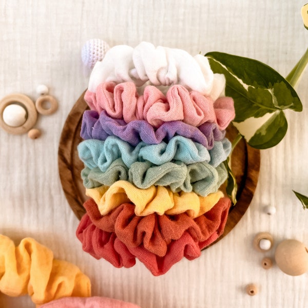 DERNIERE CHANCE / Chouchou / collection ACIDULÉE / chouchou cheveux / scrunchie / chouchou coton / chouchou couleur / chouchou enfant adulte