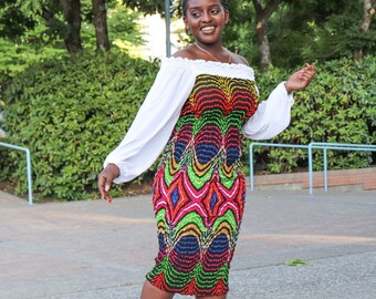 kitenge fitting dress