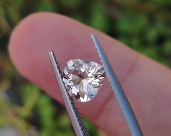 Natuurlijke perzikroze hartmorganiet edelsteen - 1 karaat, 7,5 mm - Sieraden maken
