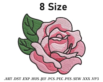 Rose - Machine Embroidery Design, Embroidery Design, Machine Embroidery, Embroidery Patterns, Embroidery Files, Instant Download