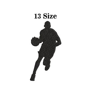 Basketball - Machine Embroidery Design, Embroidery Design, Machine Embroidery, Embroidery Patterns, Embroidery Files, Instant Download
