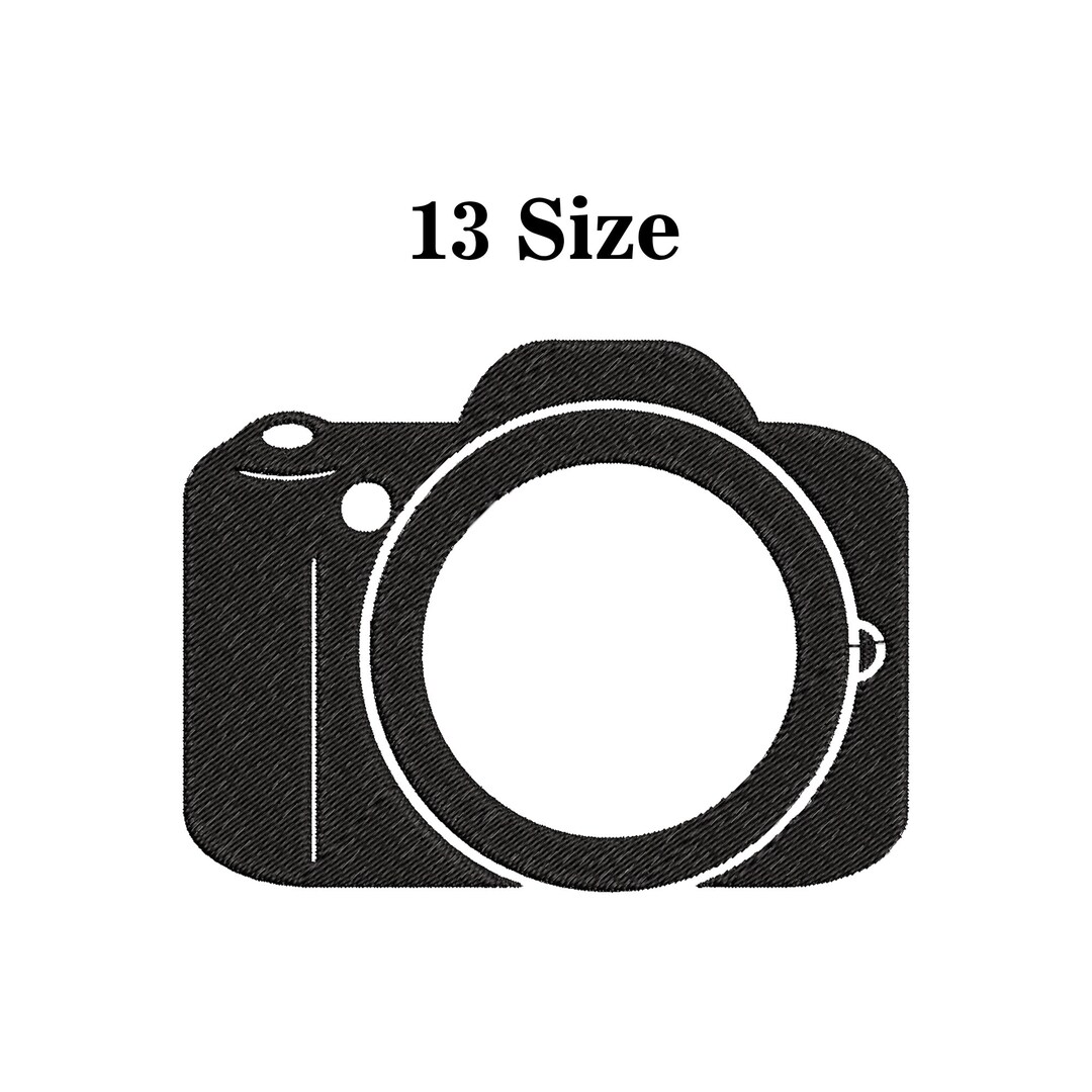 Camera Machine Embroidery Design, Embroidery Design, Machine Embroidery ...