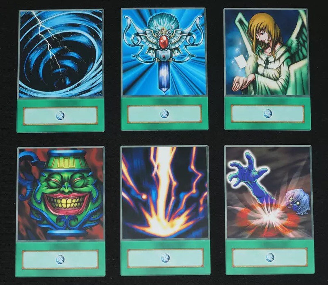 Yugioh Orica Anime Style Cards Magic/Trap Support Set | Etsy
