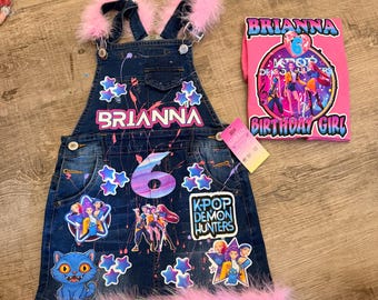 Tuta da compleanno Demon Huntx / Completo personalizzato