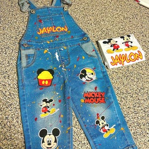 Mouse Overalls | Custom Safari Outfit | Custom Birthday Outfit