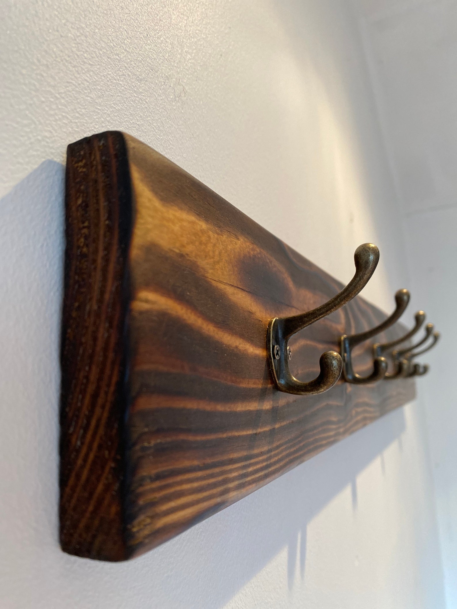 Antique Style Wooden Coat Rack Vintage Handmade Cast Iron Coat Etsy Australia