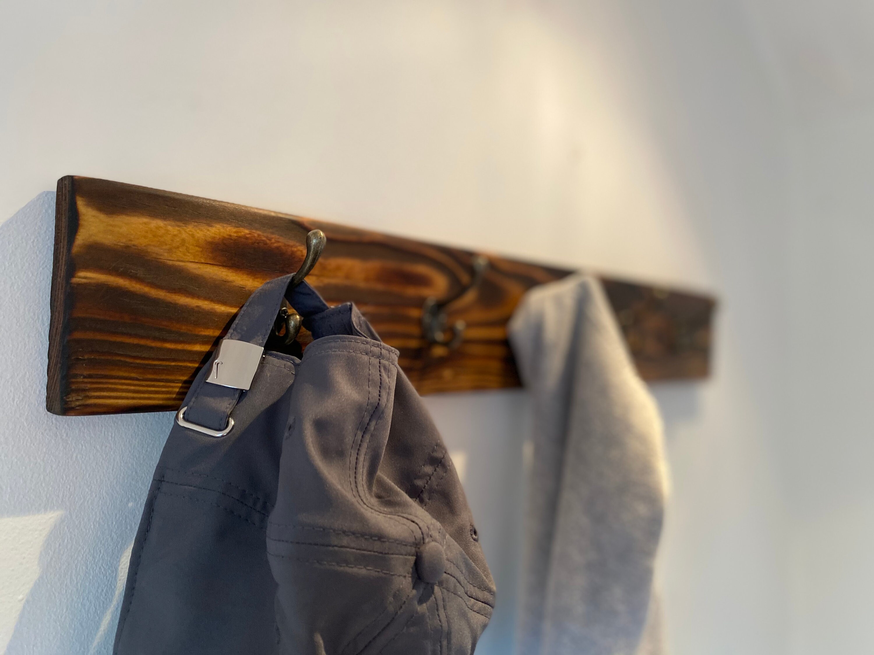 Antique Style Wooden Coat Rack Vintage Handmade Cast Iron Coat Etsy