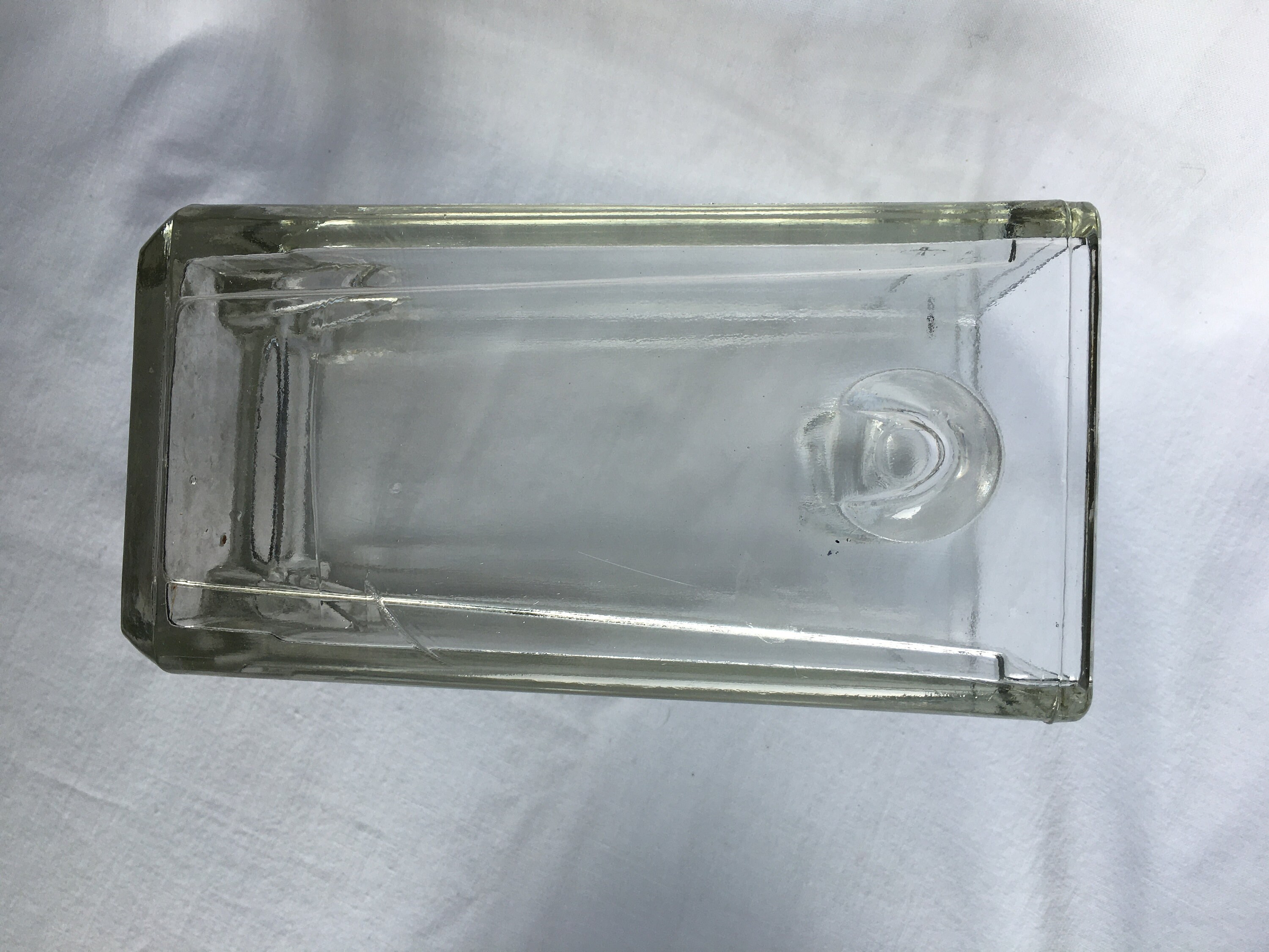 Clear glass battery acid jar / vase Etsy
