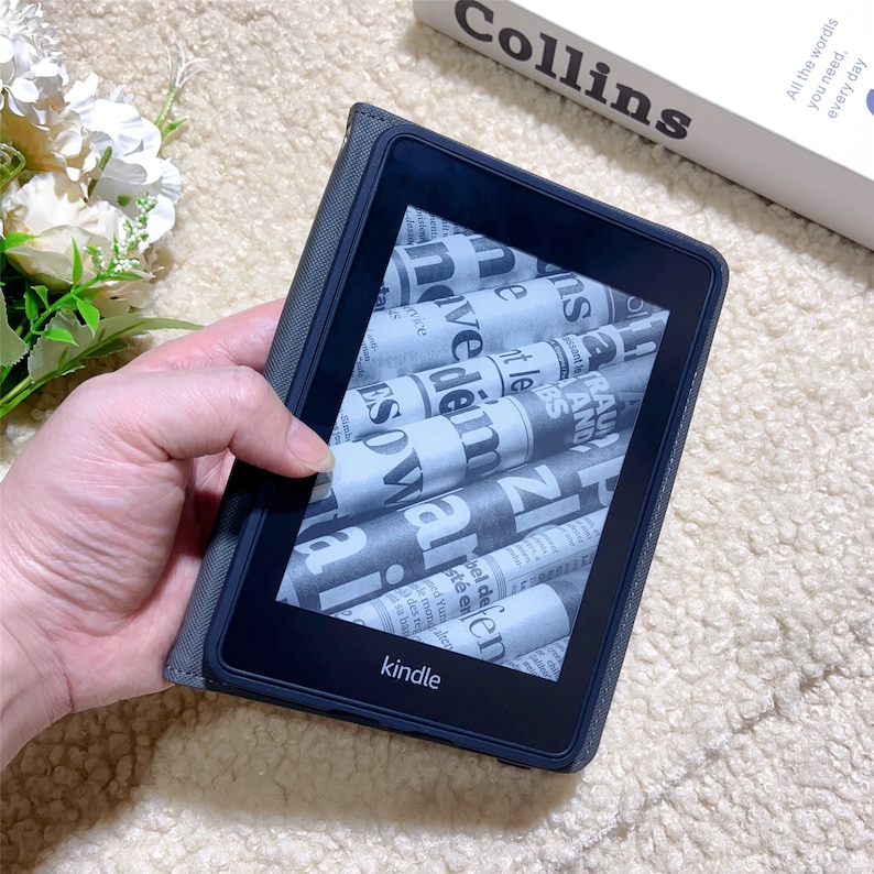 Étui pour Kindle en tissu à fleurs brodé rétro, Nouveau Kindle 2022 Étui pour Kindle Paperwhite 11e génération, Nouveau Kindle 2022, Étui pour Kindle Paperwhite 10e génération, Étui pour Kindle Oasis 10e génération image 7