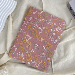 Étui pour iPad en tissu brodé à fleurs de style japonais,iPad Air 11"13"2025,iPad A16,Veille/réveil automatique,Pro 11"13"2024 iPad Air 5 iPad10 mini7