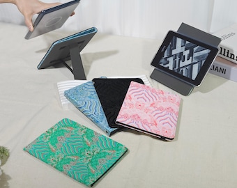 Japanese Style Cloth E-book Case,Magnetic Detachable Cover for Kobo Libra Colour,Tolino Vision 6,Boox Go Color 7,Nook Glowlight 4E Case