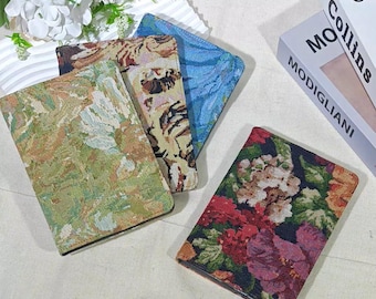 Embroidered Fabric E-book Case,Magnetic Detachable Rotating Cover,Kobo Libra Colour,Tolino Vision 6,Boox Go Color 7,Nook Glowlight 4E Case