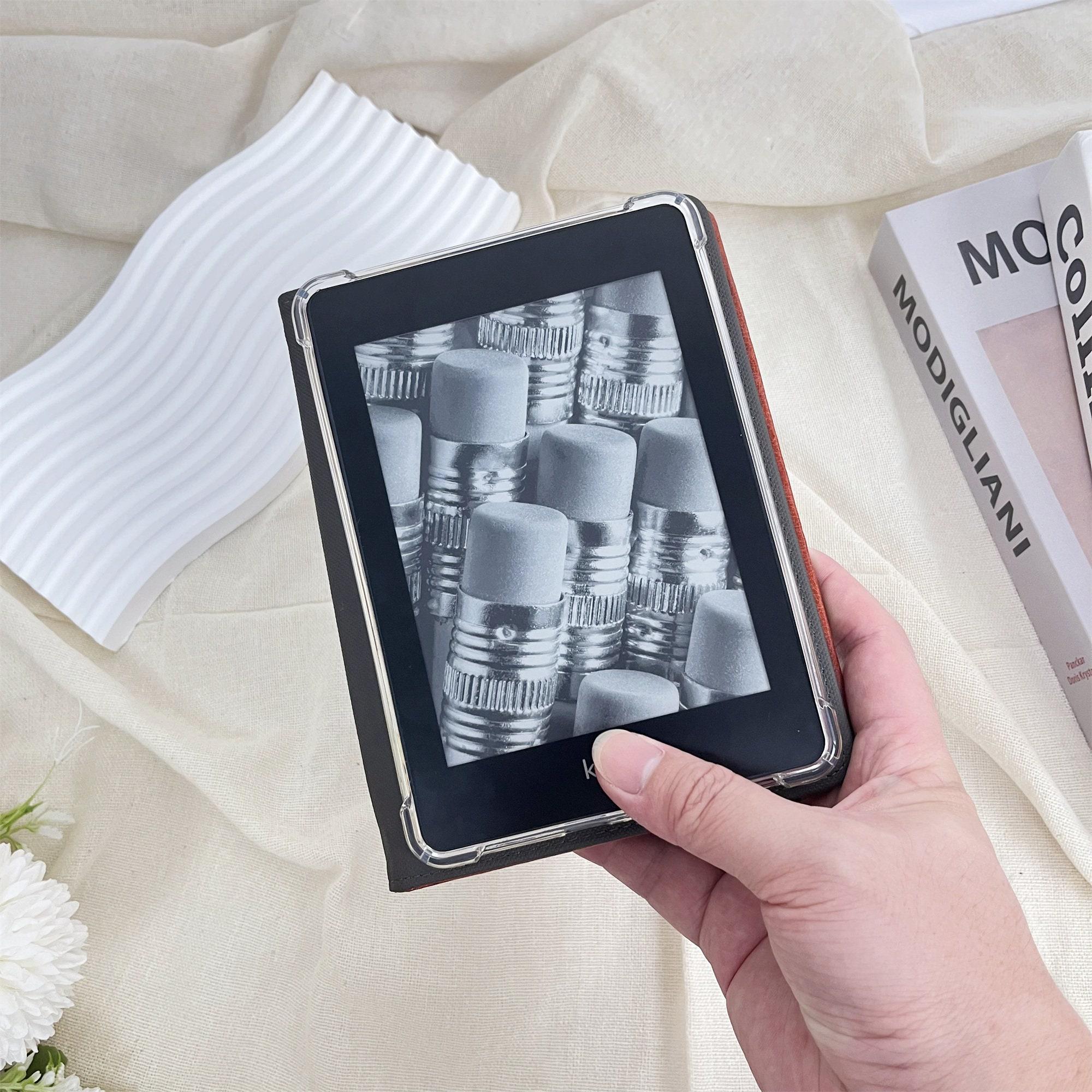 Embroidered White Daisy Blue Fabric Kindle Case,kindle 12th Gen 6 ...