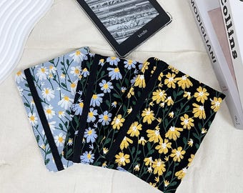 Multiple styles embroidery daisy fabric Kindle case,Kindle 12th Gen 6",Kindle Paperwhite 12th Gen,Paperwhite 11th Gen,Kindle Colorsoft case