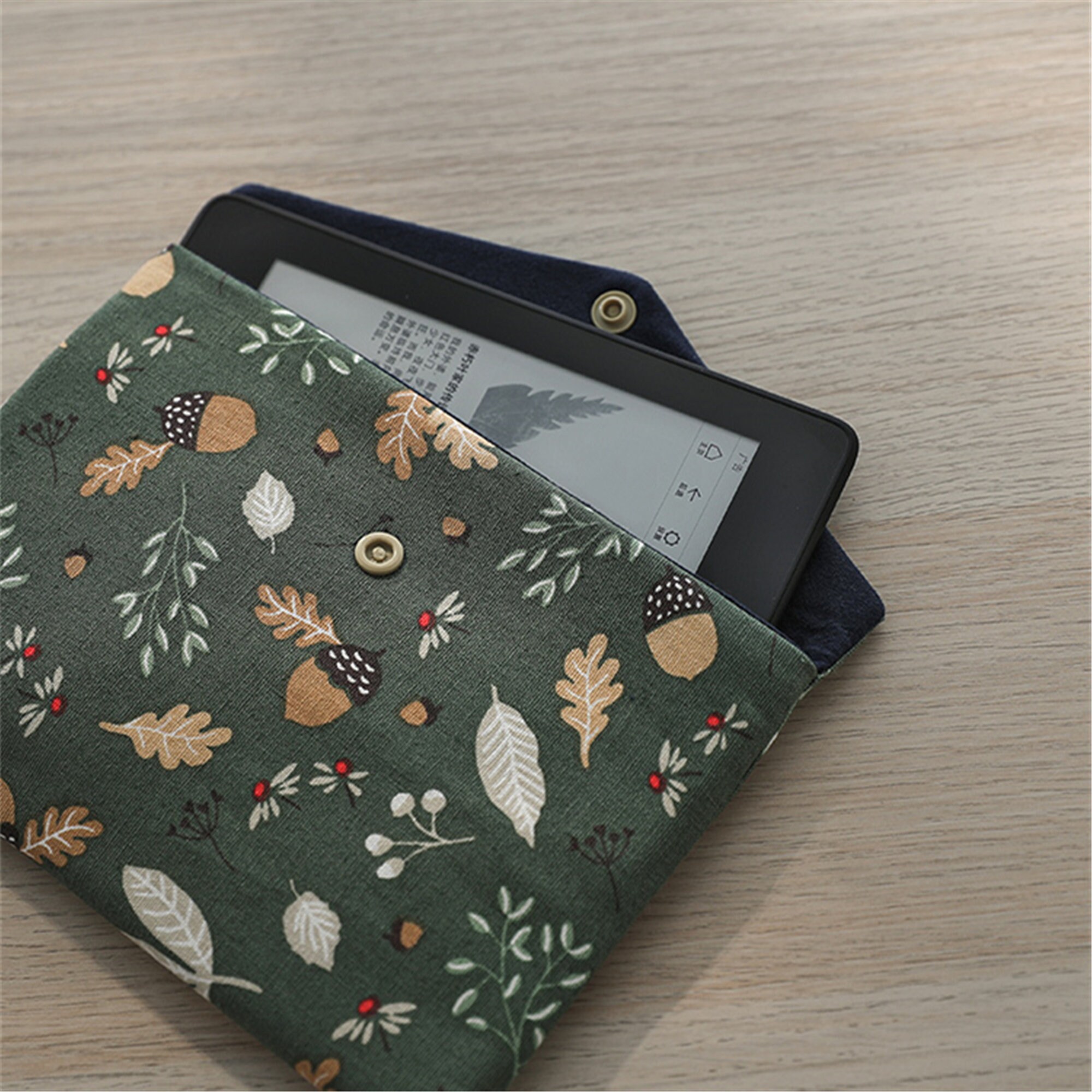 Custom Kindle fabric pouchKindle Oasis coverKindle Etsy