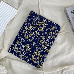 Étui pour iPad en tissu brodé de style japonais,iPad Air 11" 13" 2025,iPad A16,Veille/réveil automatiques,Pro 11"13"2024 iPad Air 5 iPad 10 10,9" mini 7