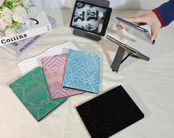 Magnetic Detachable Japanese Style Retro Embroidered Cloth Kindle Cover,Kindle 6" 2026 Case, Kindle Paperwhite 7" 2026 Case,Auto Sleep/Wake