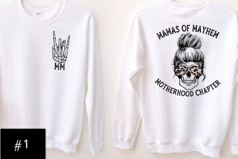 Download Cheetah Sweatshirt Raising Mayhem Mom Life Mom Gang Crewneck Skeleton Pullover Mamas Of Mayhem Motherhood Chapter Mommin Ain U2019t Easy Women S Clothing Hoodies Sweatshirts Rmsintschool Com