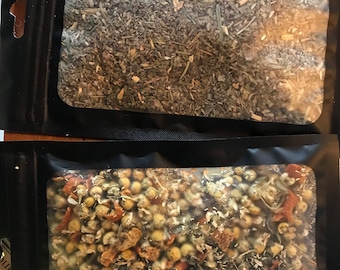 Tisane blends|Manifested w/ Intentions and magic|Hand Crafted In Small Batches|Made in Portland