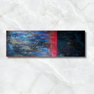 Encuentra tu luz y el amor te seguirá_ pintura abstracta original