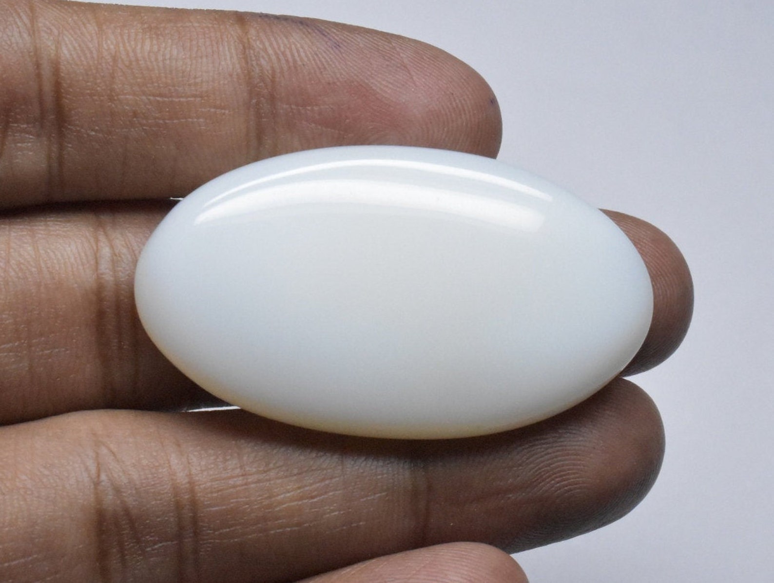 Natural White Opal Stone Amazing Plain Semi Precious Loose Etsy