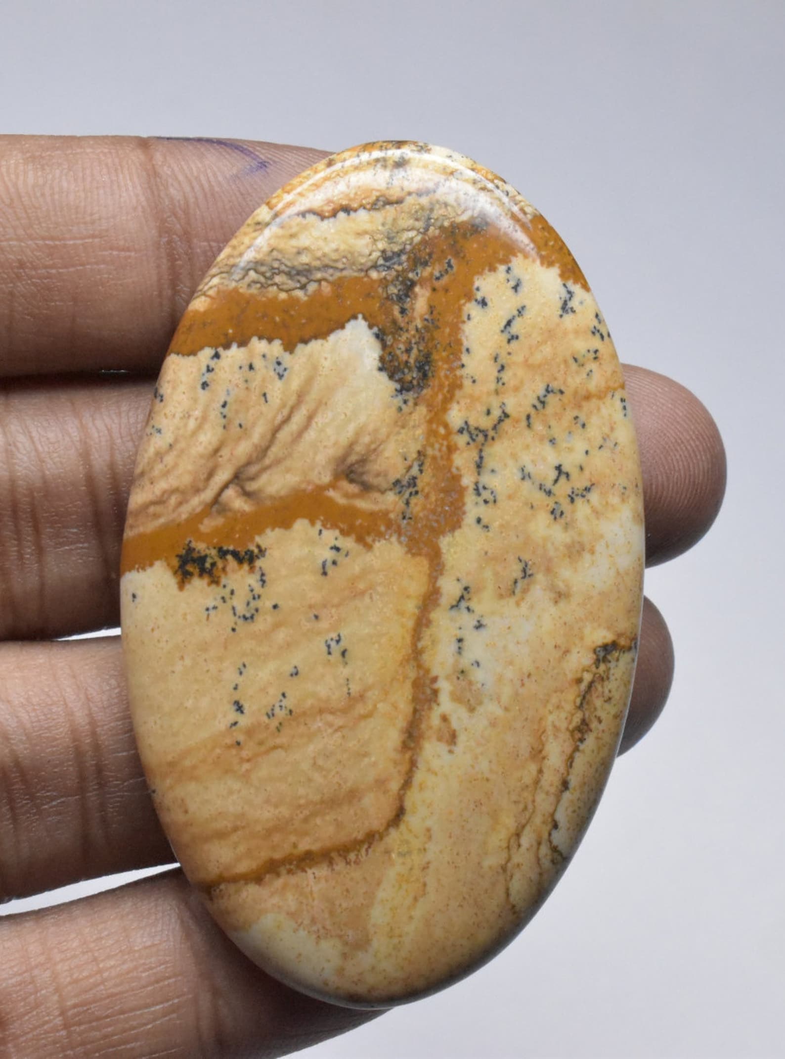 Natural Picture Jasper Picture Jasper Top Quality Stone Etsy