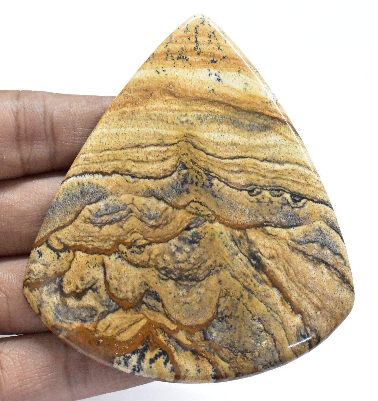 Natural Picture Jasper Picture Jasper Top Quality Stone Etsy