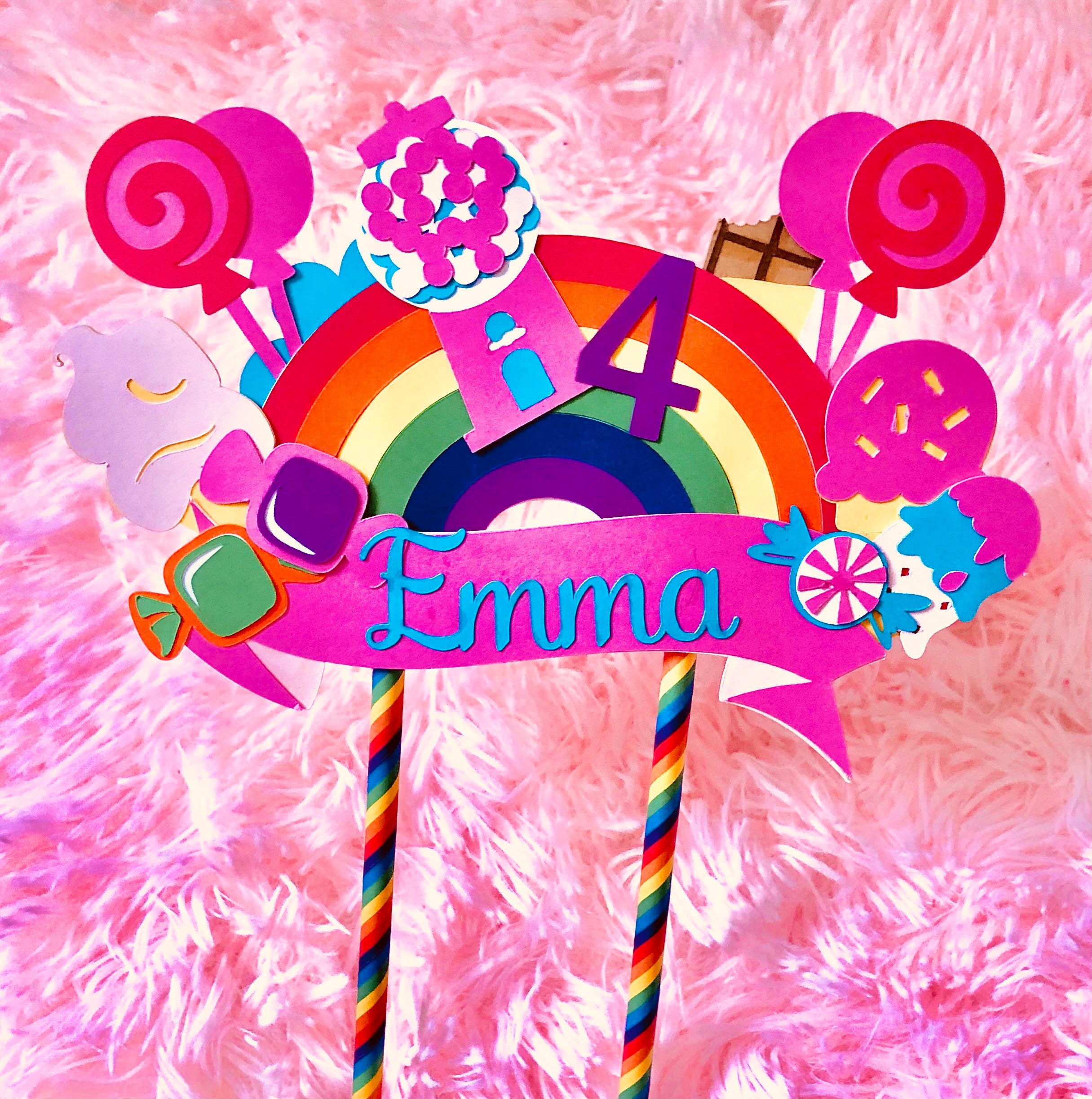 candyland-candyland-cake-topper-candyland-etsy