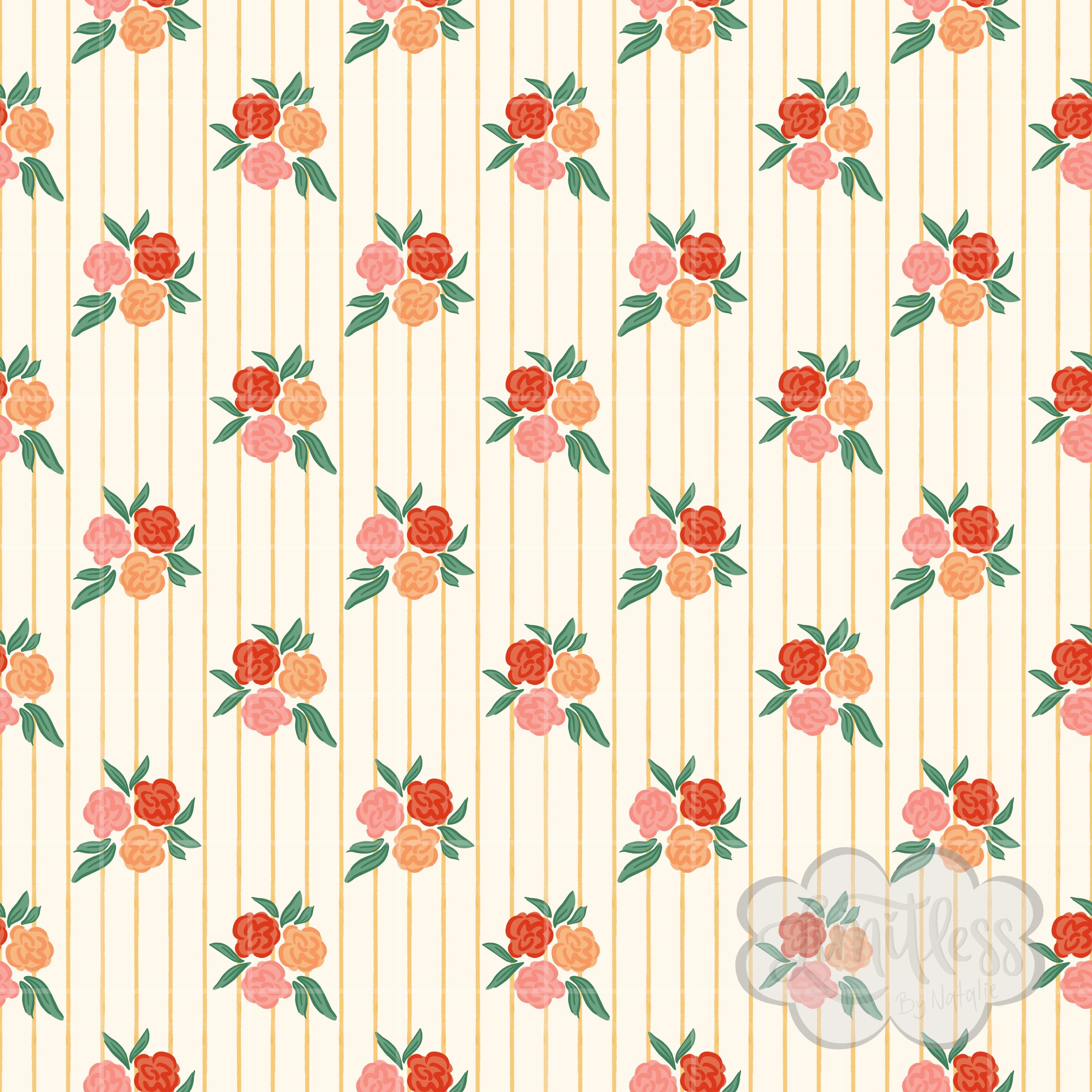 Vintage Cottage Core Seamless Pattern Digital Scrapbook Paper Pack | 8 ...