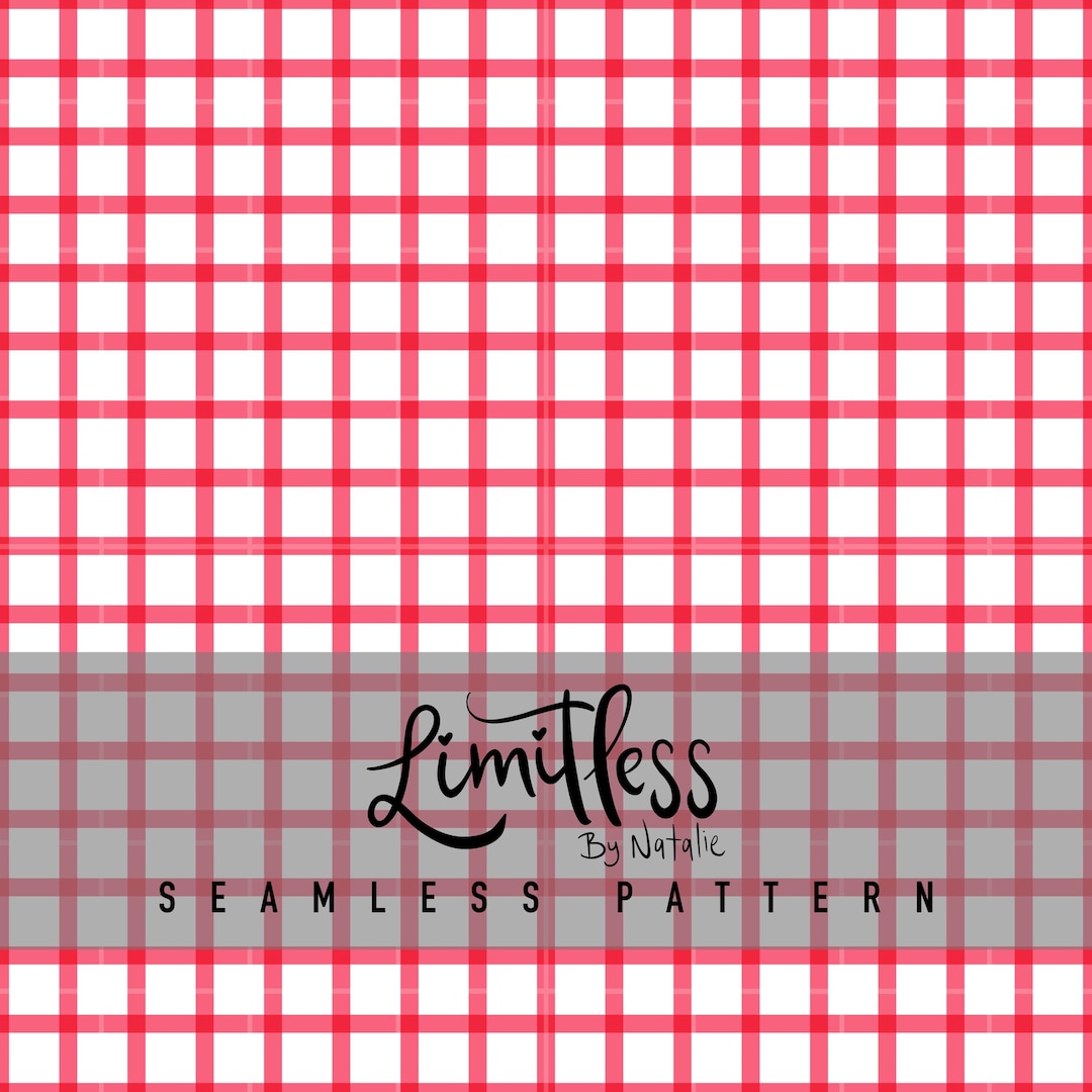 Pink Plaid Digital Scrapbook Paper and Seamless Pattern - Etsy