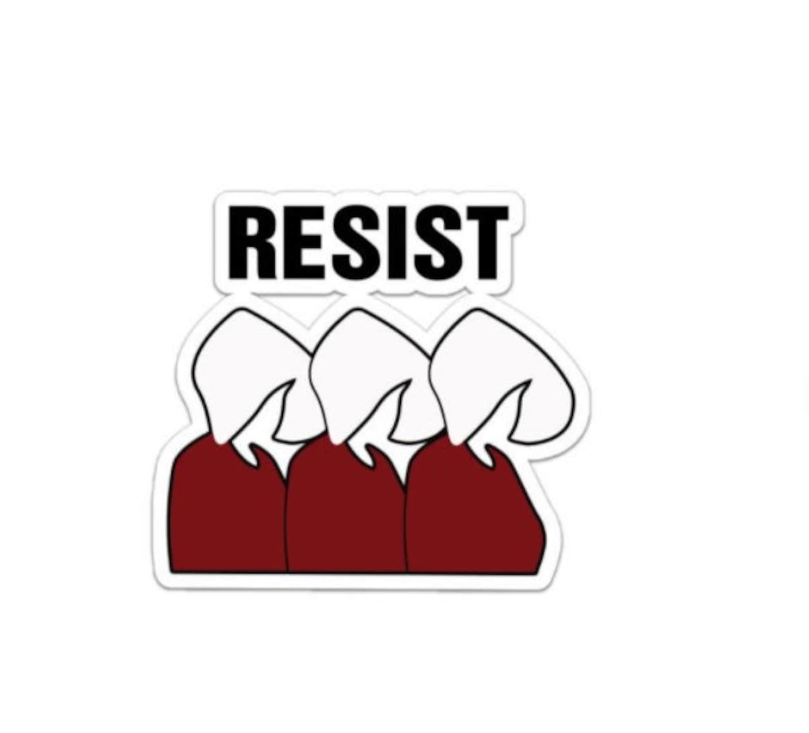 Feminist Art Resist Handmaid's Tale Sticker Car Decor We - Etsy