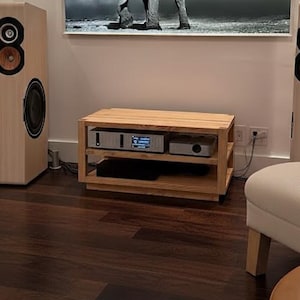 Sheresh Solid Wood Hifi Audio Rack - Walnut, Oak, Maple, or Ash - Etsy