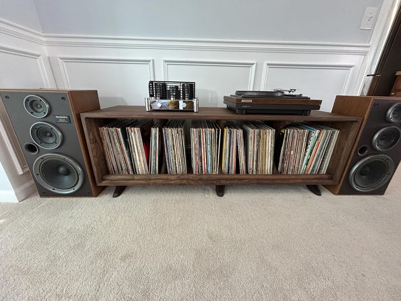 The Tobbe Lowboy Console in Walnut - Etsy