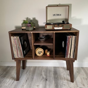 Krebson Vinyl and Record Player Stand