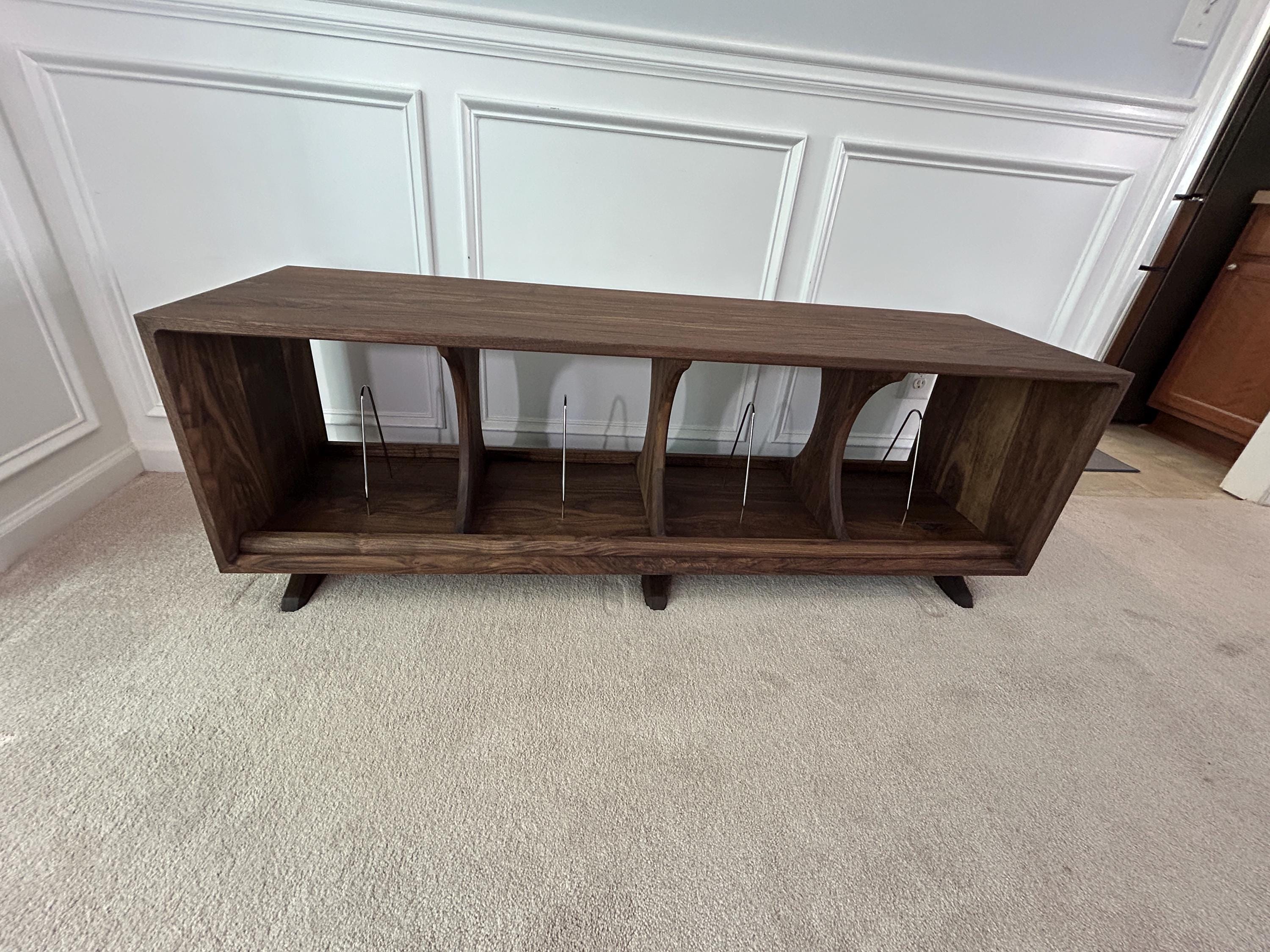 The Tobbe Lowboy Console in Walnut - Etsy